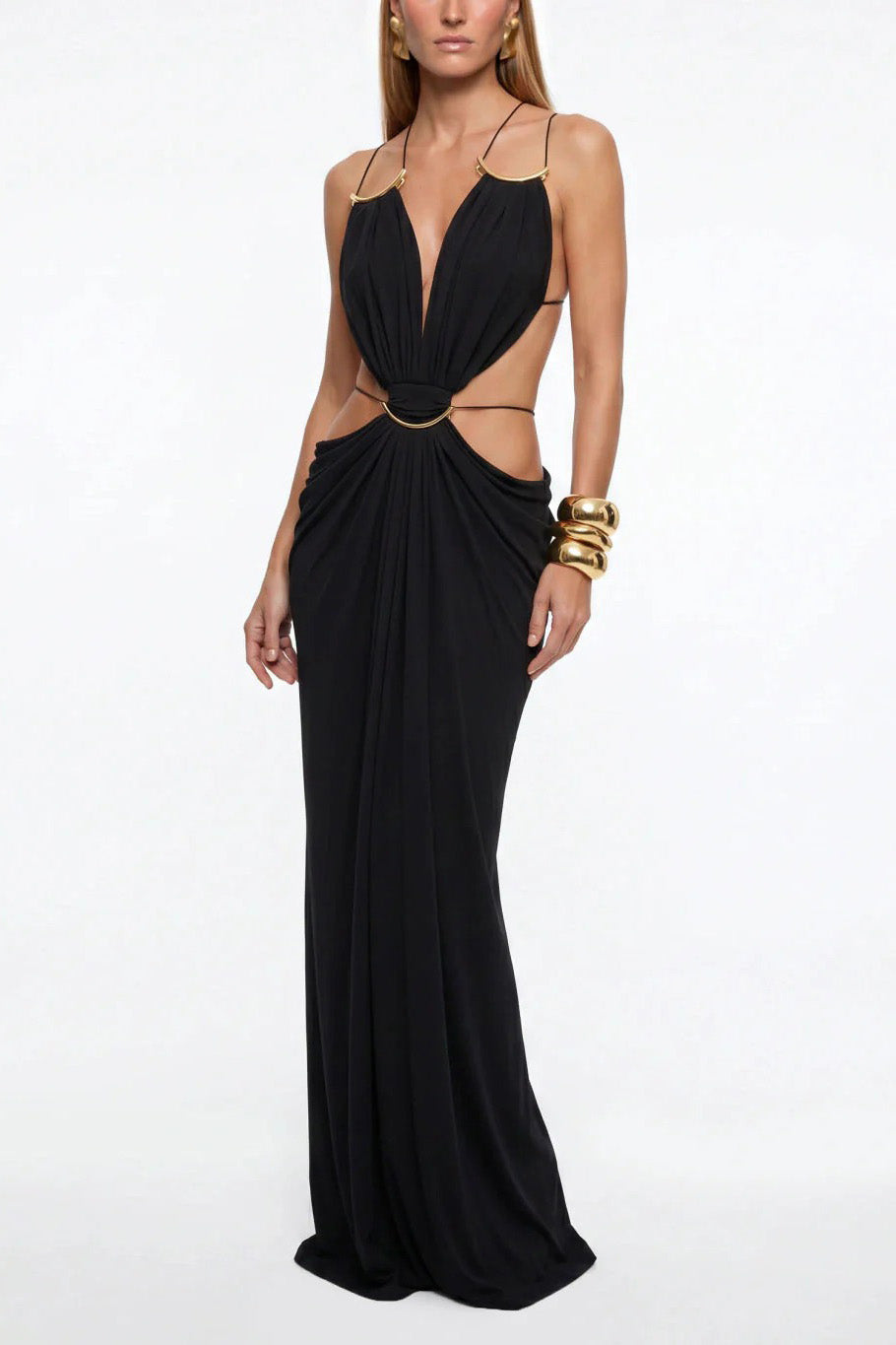 Axis Art Maxi-Length Dress