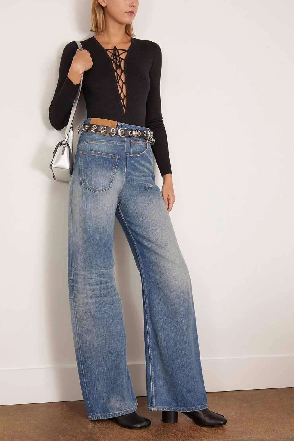 Modern Twisted Code Jeans