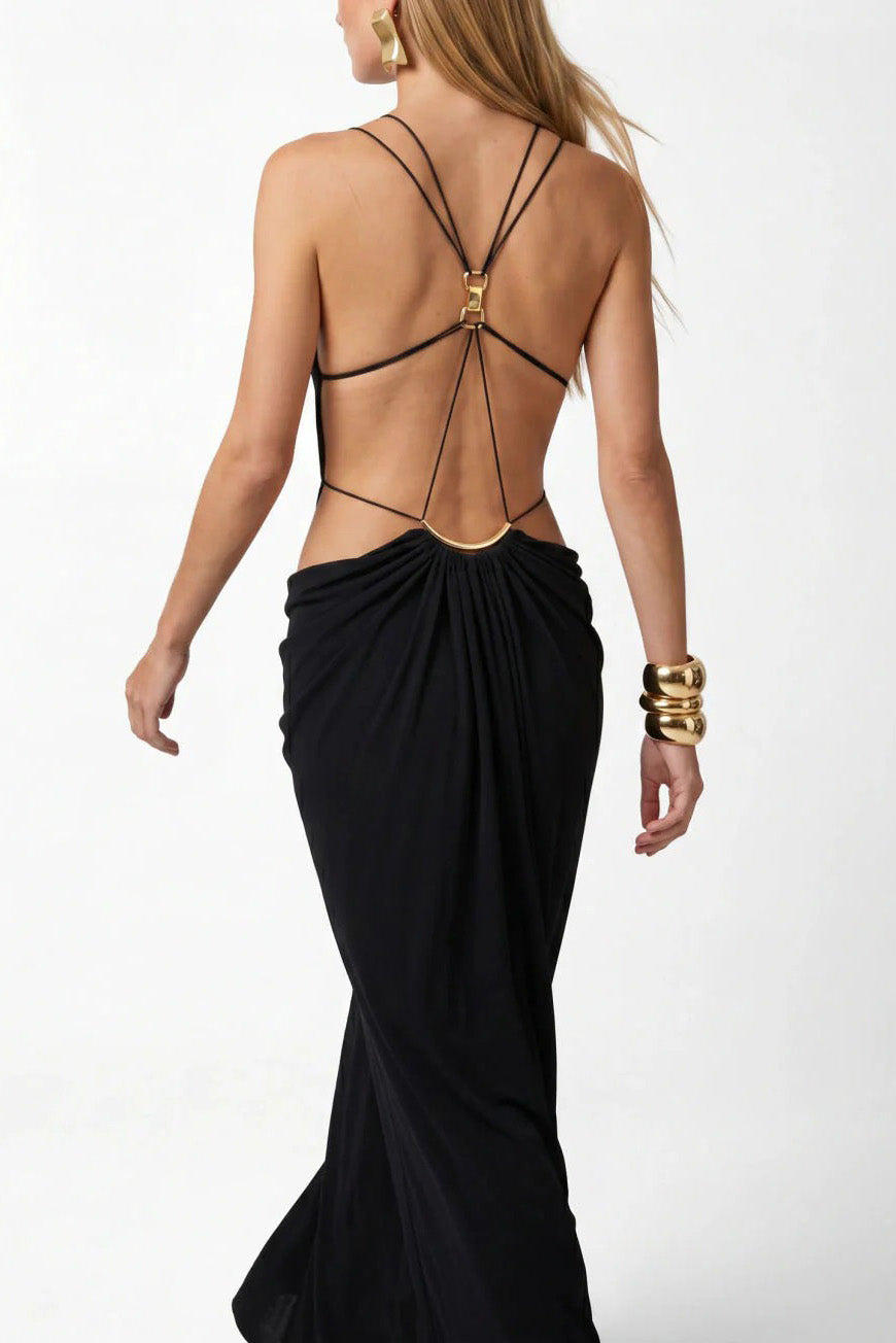 Axis Art Maxi-Length Dress