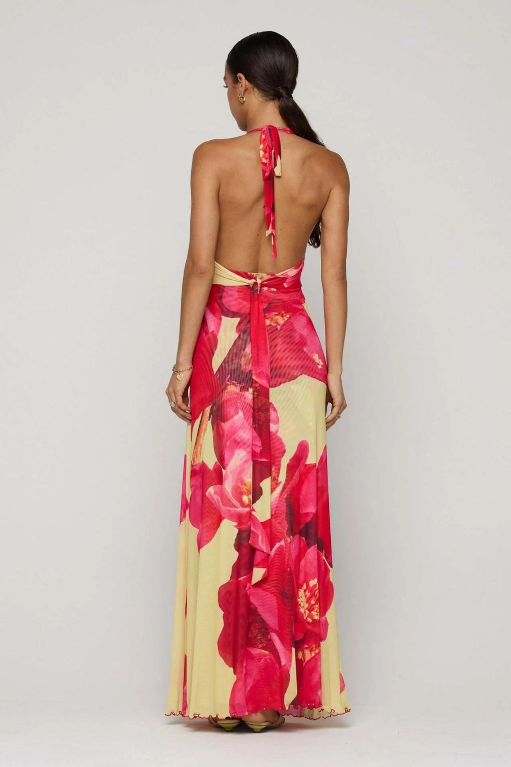 Camoni Polka Dot Diary Maxi-Length Dress