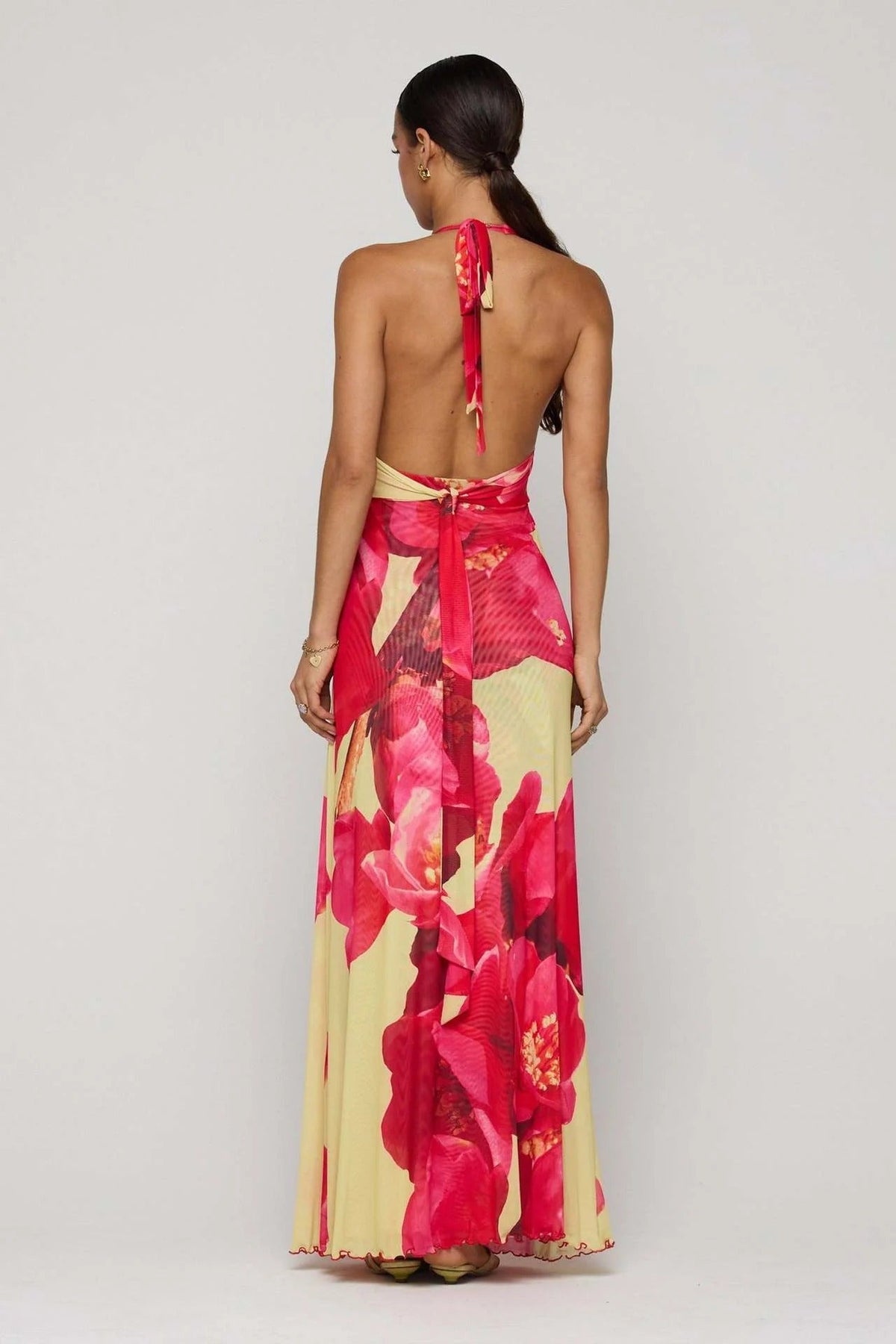 Camoni Polka Dot Diary Maxi-Length Dress