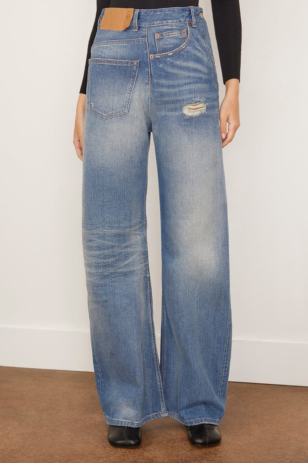Modern Twisted Code Jeans