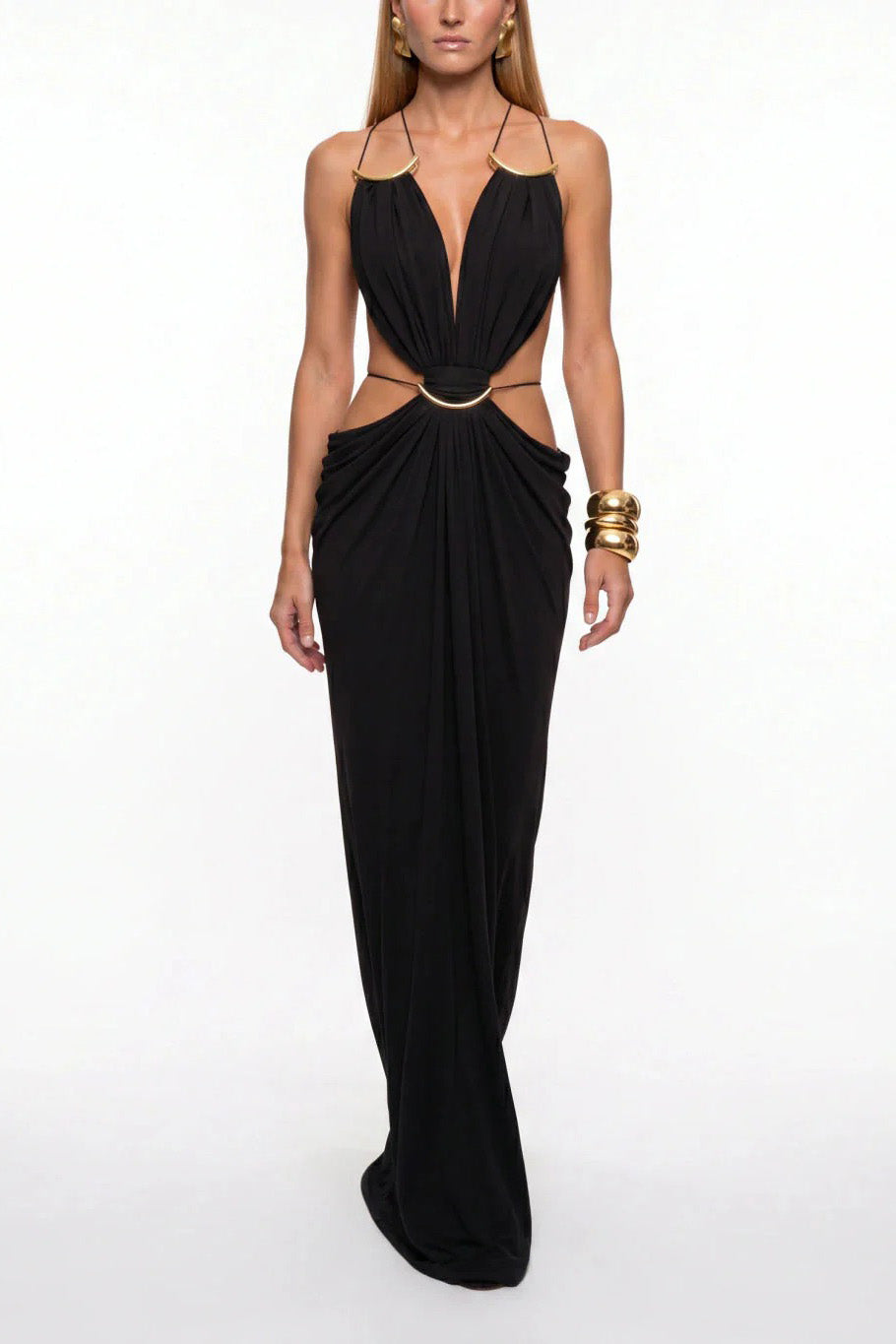 Axis Art Maxi-Length Dress