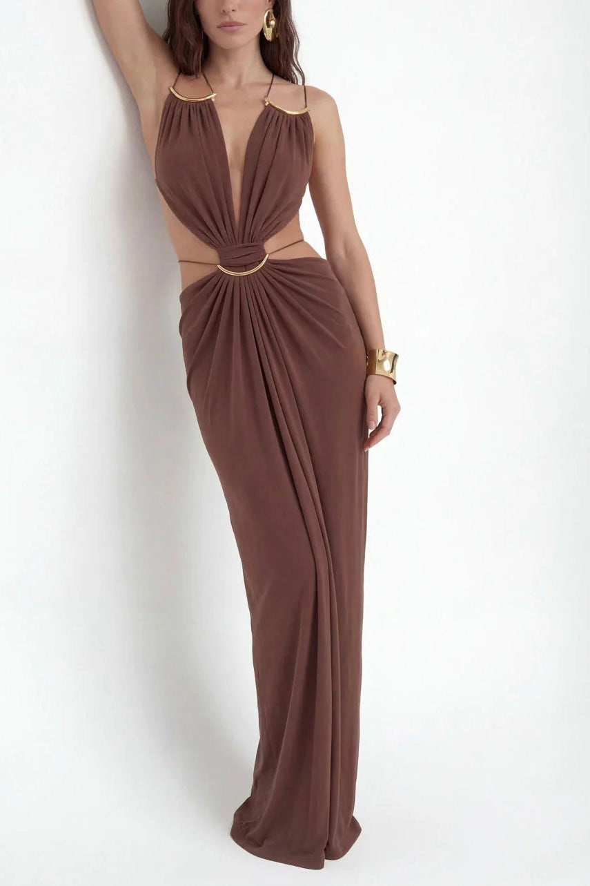 Axis Art Maxi-Length Dress