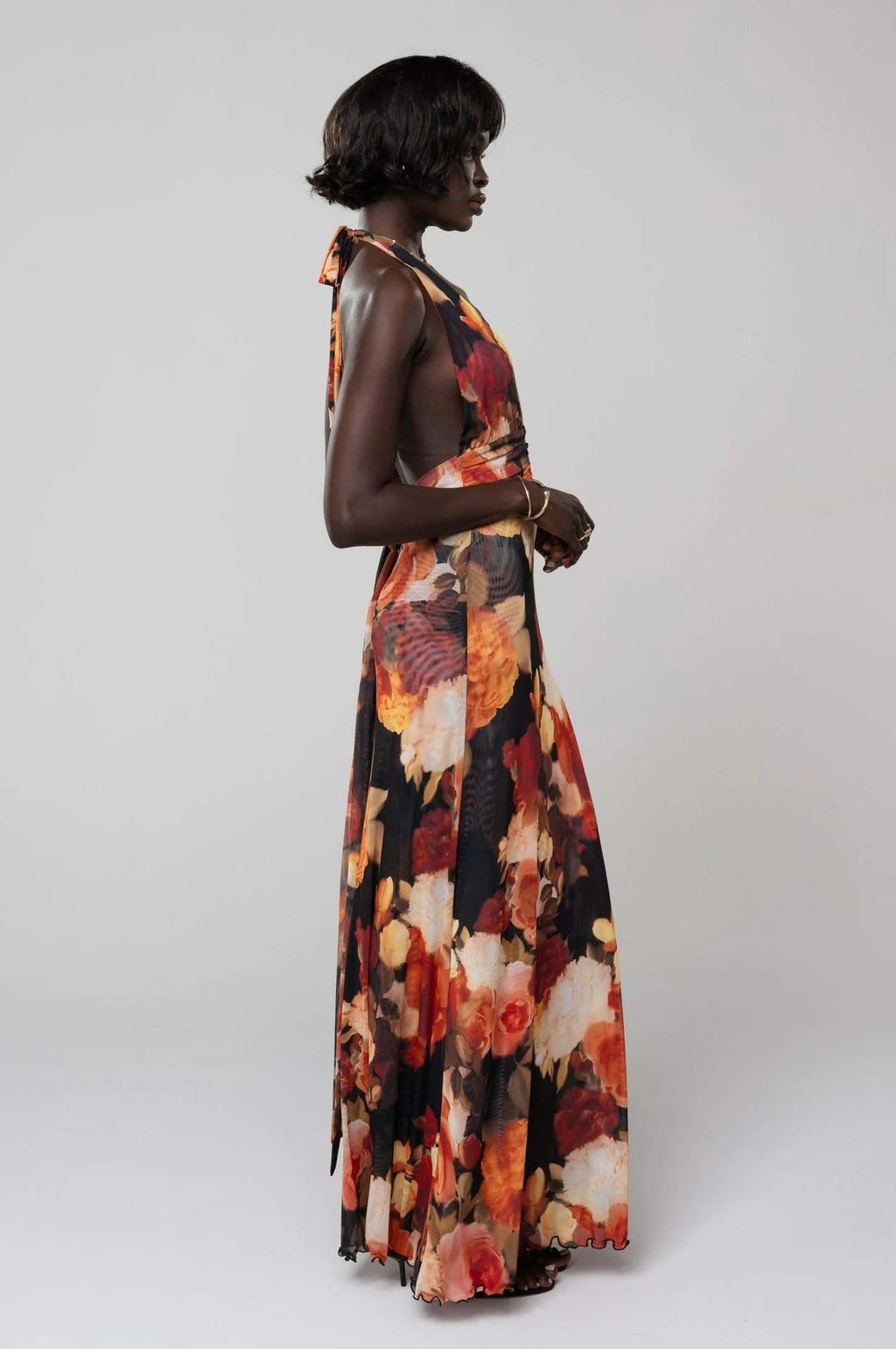 Camoni Polka Dot Diary Maxi-Length Dress