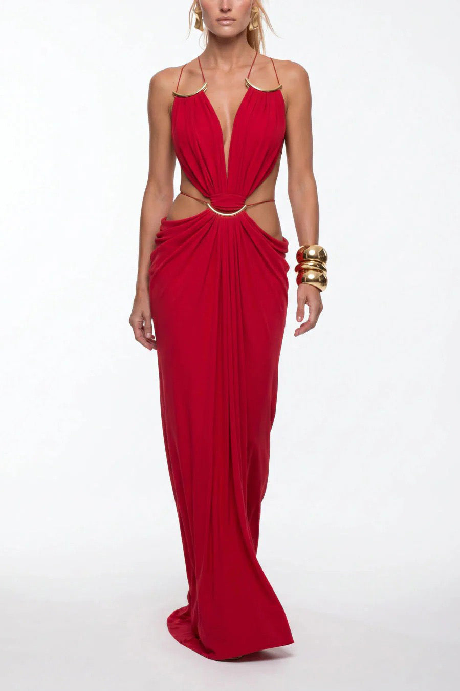 Axis Art Maxi-Length Dress
