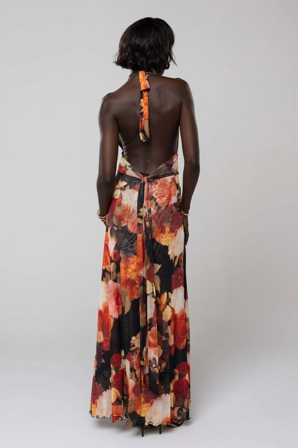 Camoni Polka Dot Diary Maxi-Length Dress