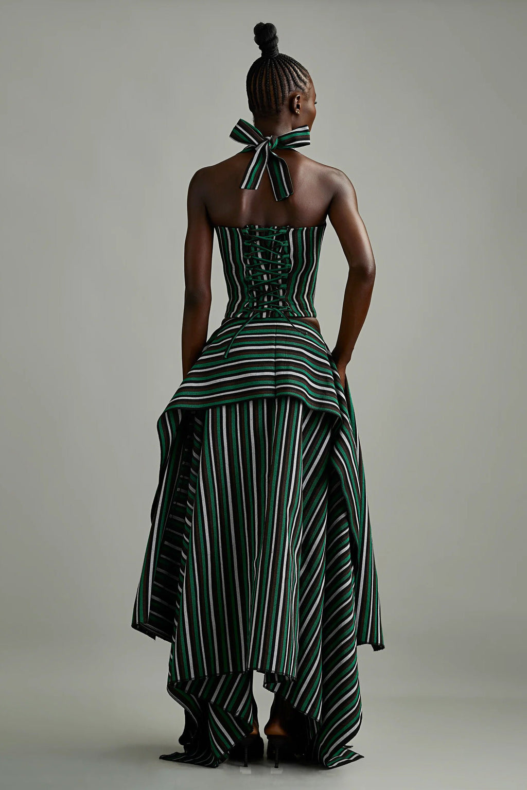 Coordinated Layered Maxi Skirt Set