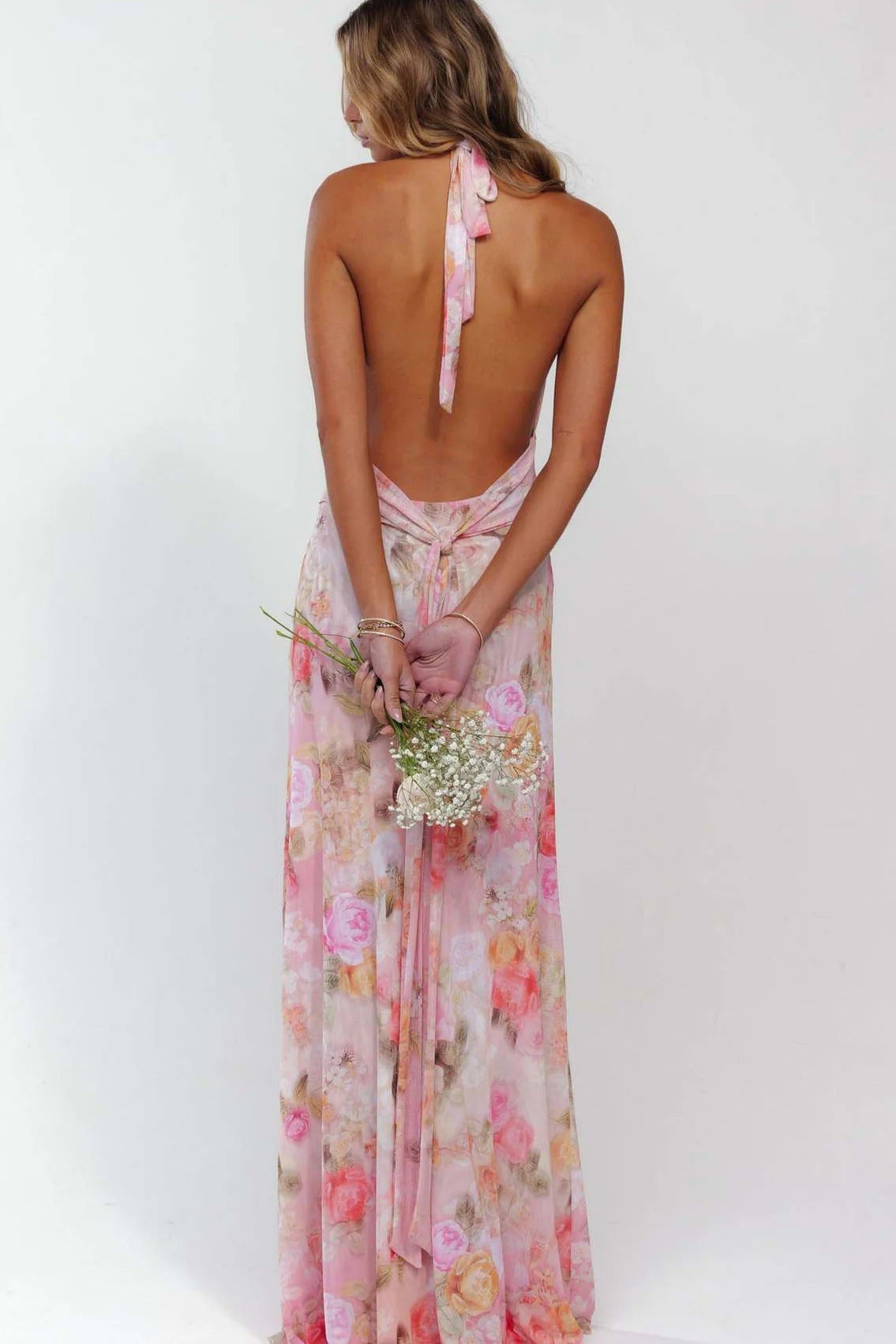 Camoni Polka Dot Diary Maxi-Length Dress