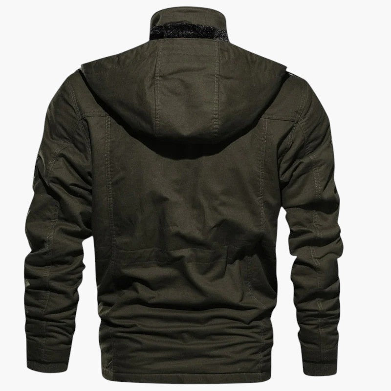 Lightweight Denim Jacket with Multiple Pockets