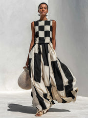 Black and Beige