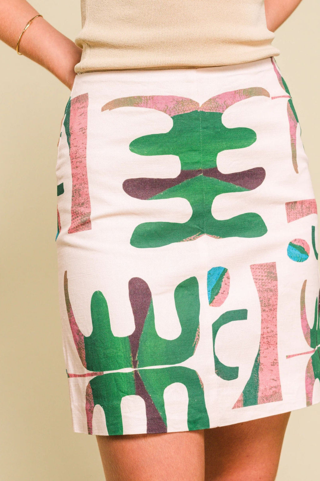 Coordinated Artistic Coordinating Skirt Set