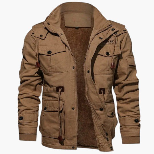 Lightweight Denim Jacket with Multiple Pockets