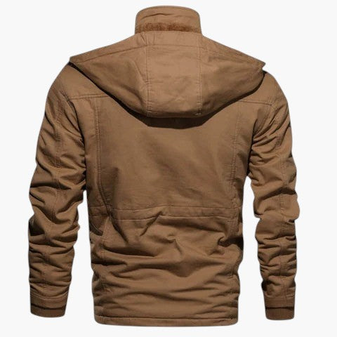 Lightweight Denim Jacket with Multiple Pockets