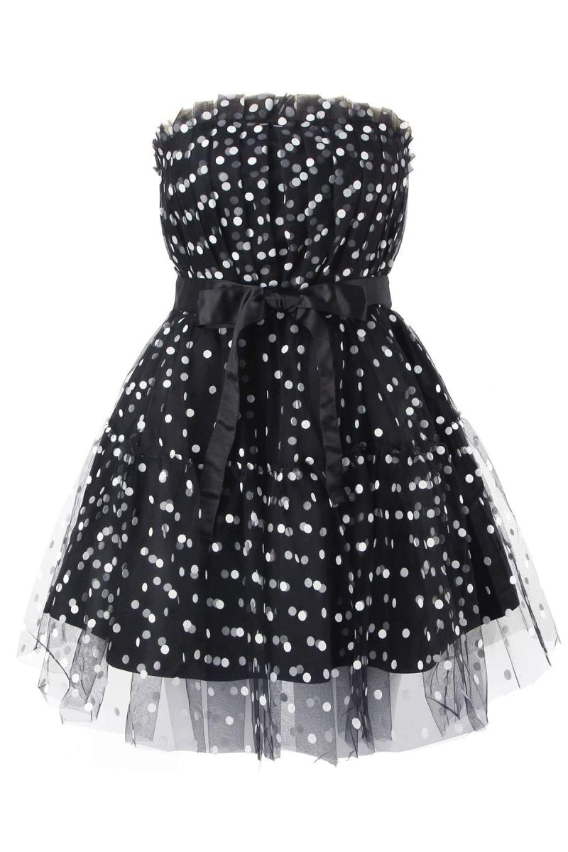 Ina Polka Dot Tulle Mini-Length Dress