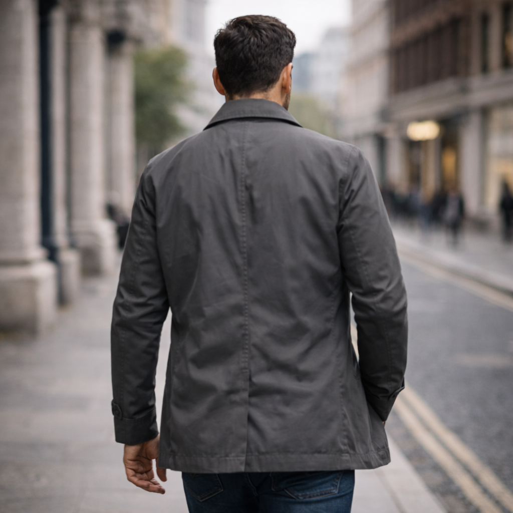 Water-Resistant Coat with Lightweight Feel
