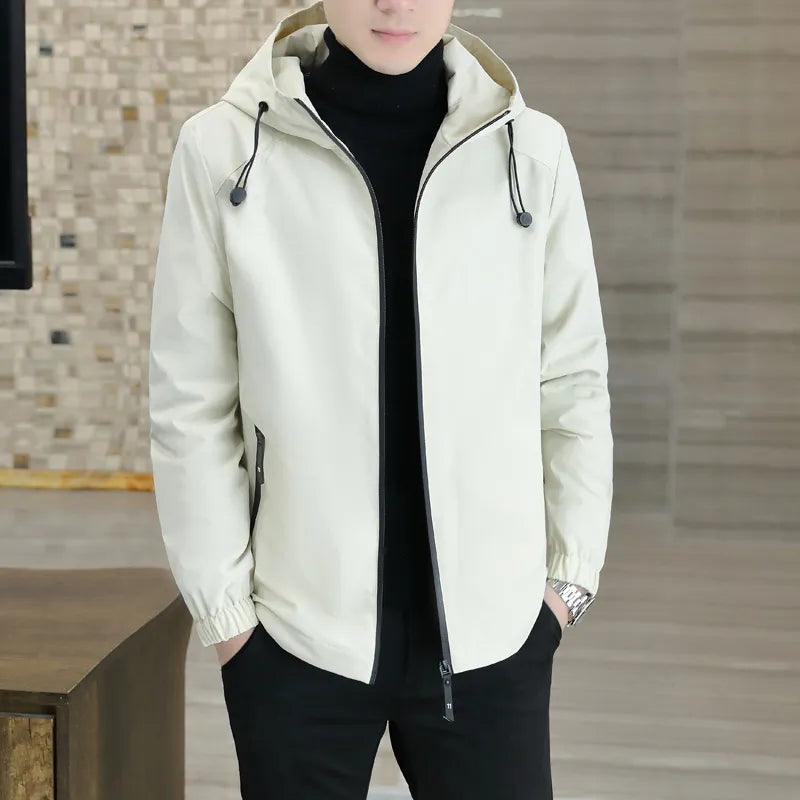 Lightweight Windbreaker with Warm Lining