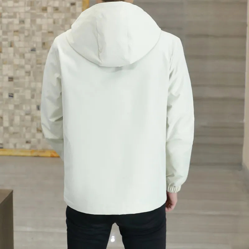 Lightweight Windbreaker with Warm Lining