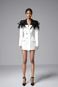 Modern Joanne Lace Mini Blazer Dress