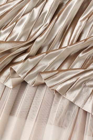 Modern Reversible Two-way Pleated Midi Skirt