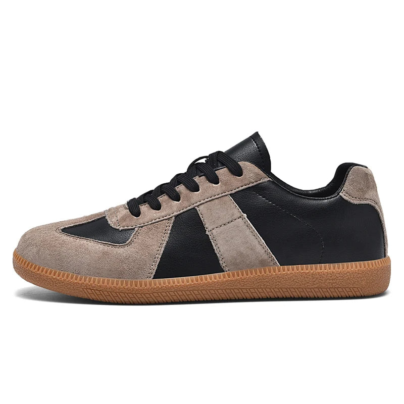 Suede Sneakers with Cushioned Insole