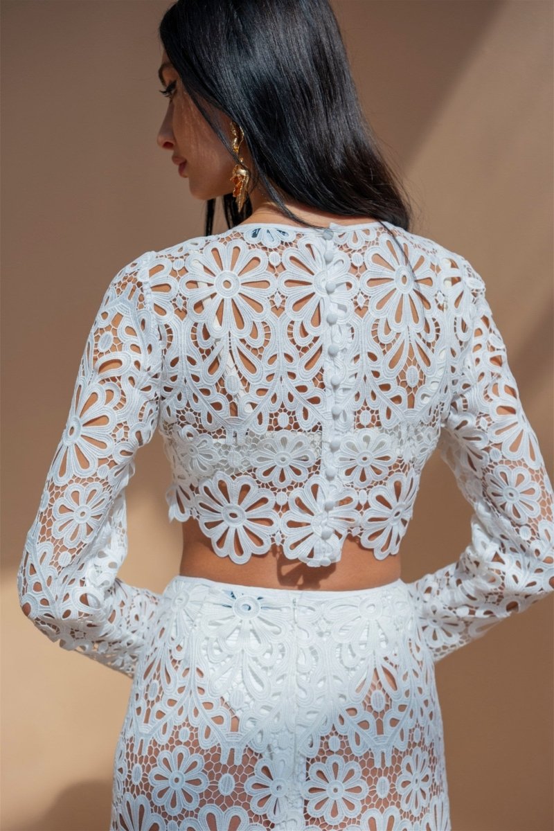 Lena Flower Hollow Out Set