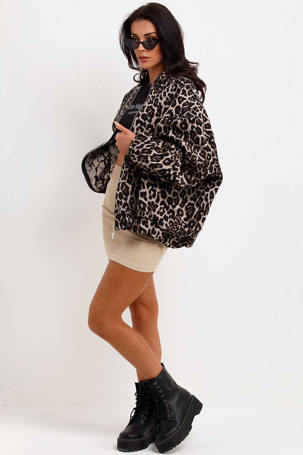 Modern Retro Leopard Print Coat