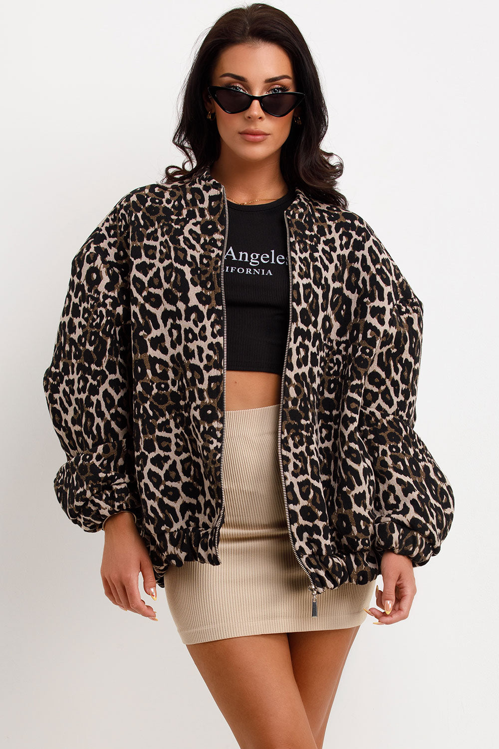 Modern Retro Leopard Print Coat
