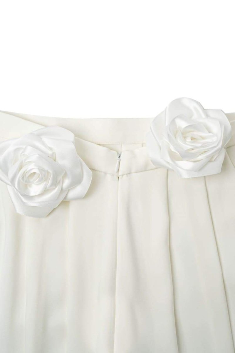 Coordinated Louise Tuxedo Flower Trouser Maching Set