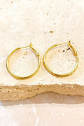 Modern Leni Hoops - Gold