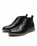 Full-Grain Leather Chukka Boots with Cushioned Insole