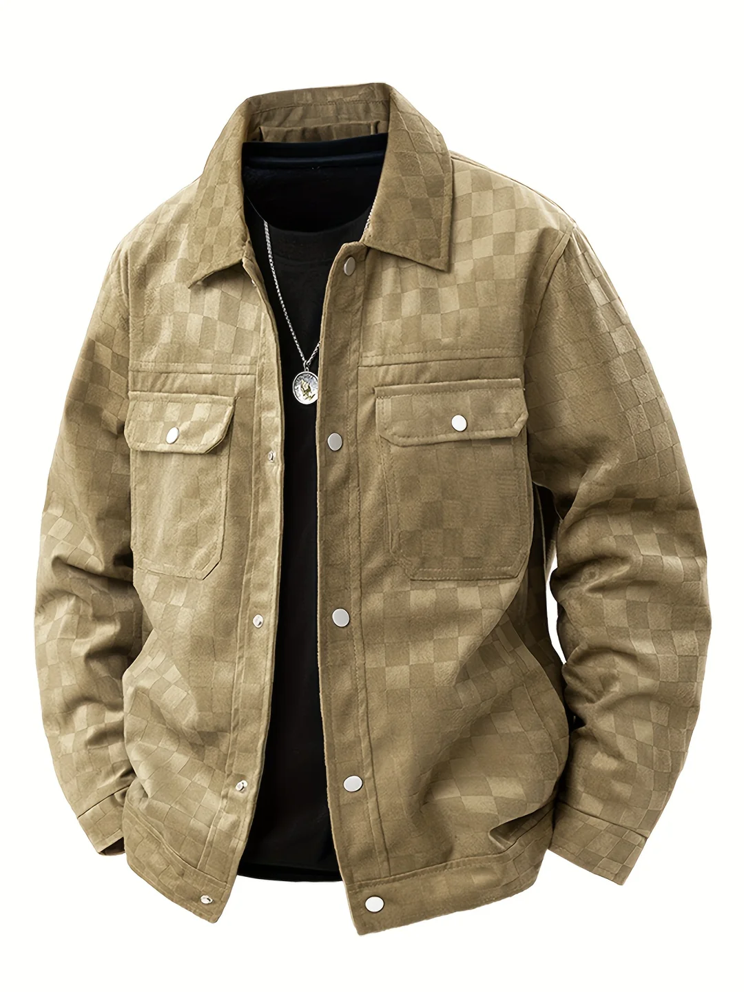 Suede Jacket with Lined