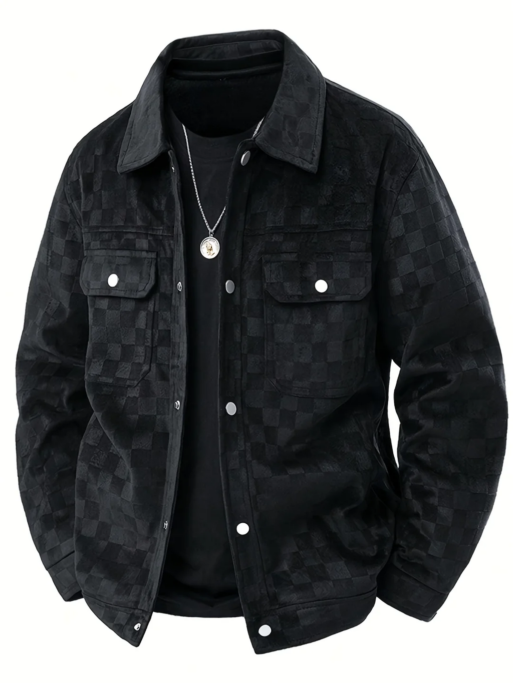 Suede Jacket with Lined