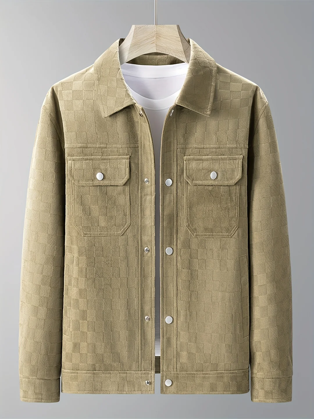 Suede Jacket with Lined