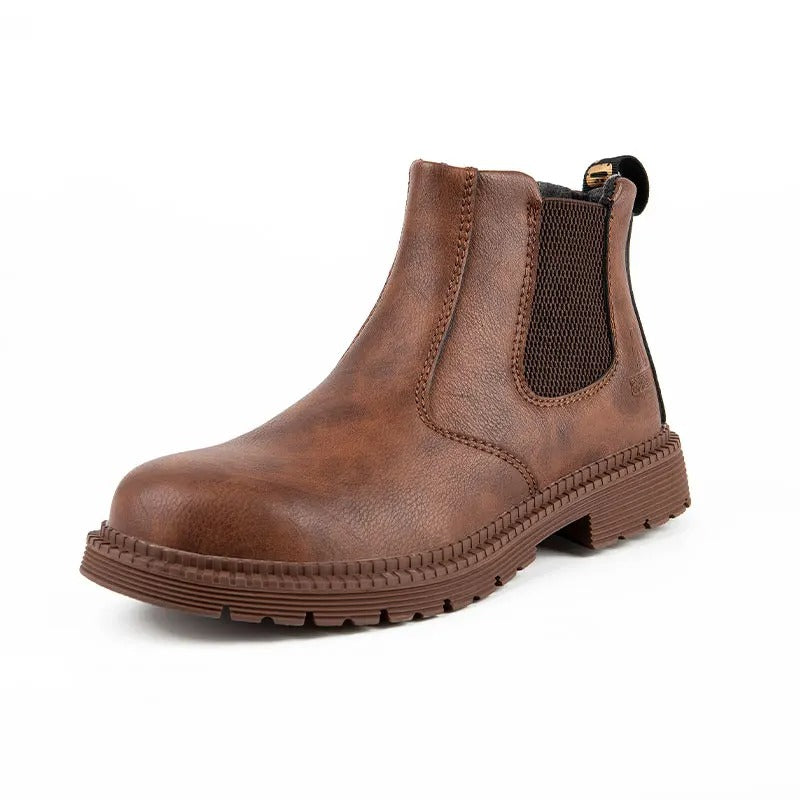 Mesh Chelsea Boots with Rubber Sole