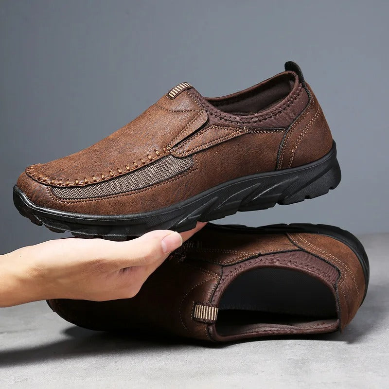 Mesh Loafers with Reinforced Stitching