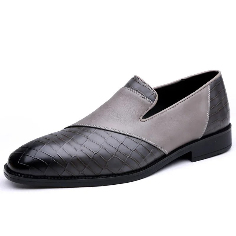 Refined Polished Leather Loafers