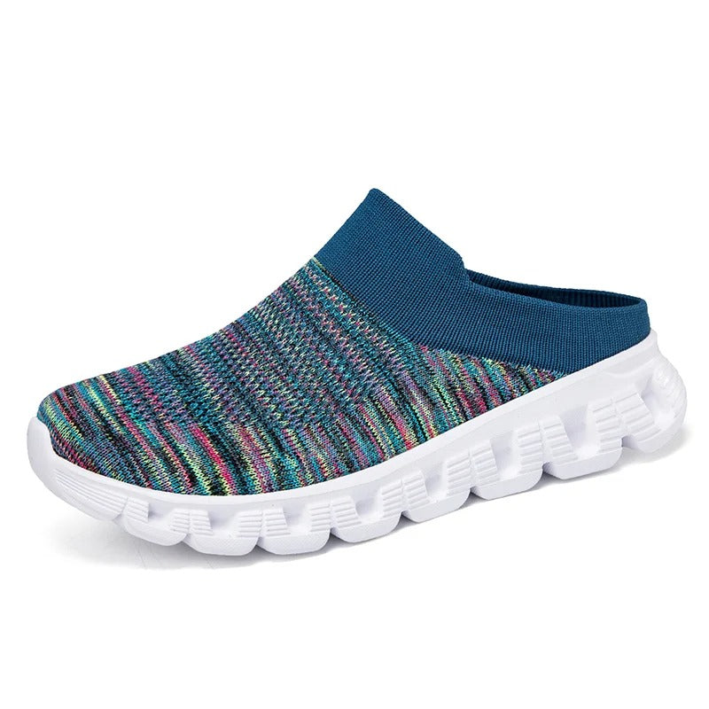 Knit Slides with Memory Foam Insole