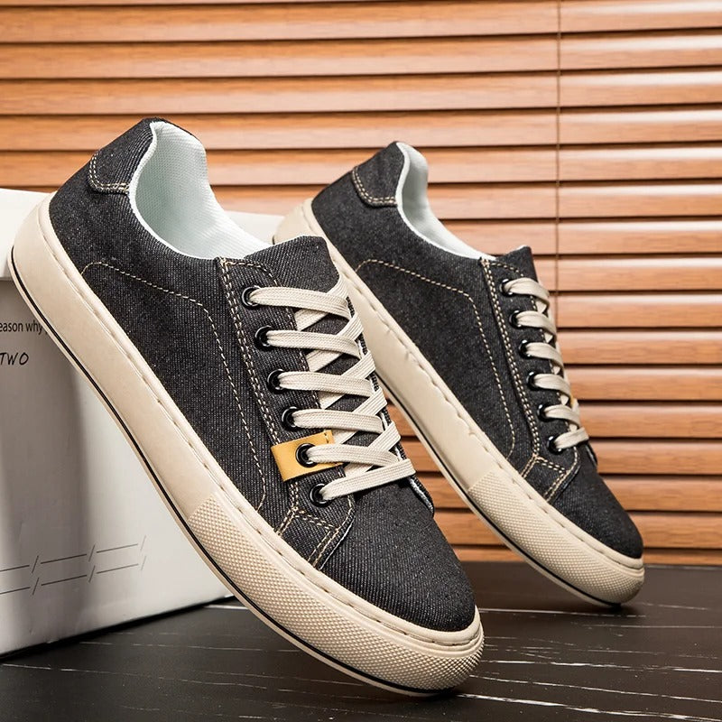 Canvas Sneakers with Slip-Resistant Tread