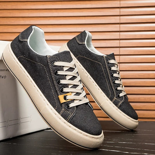 Canvas Sneakers with Slip-Resistant Tread