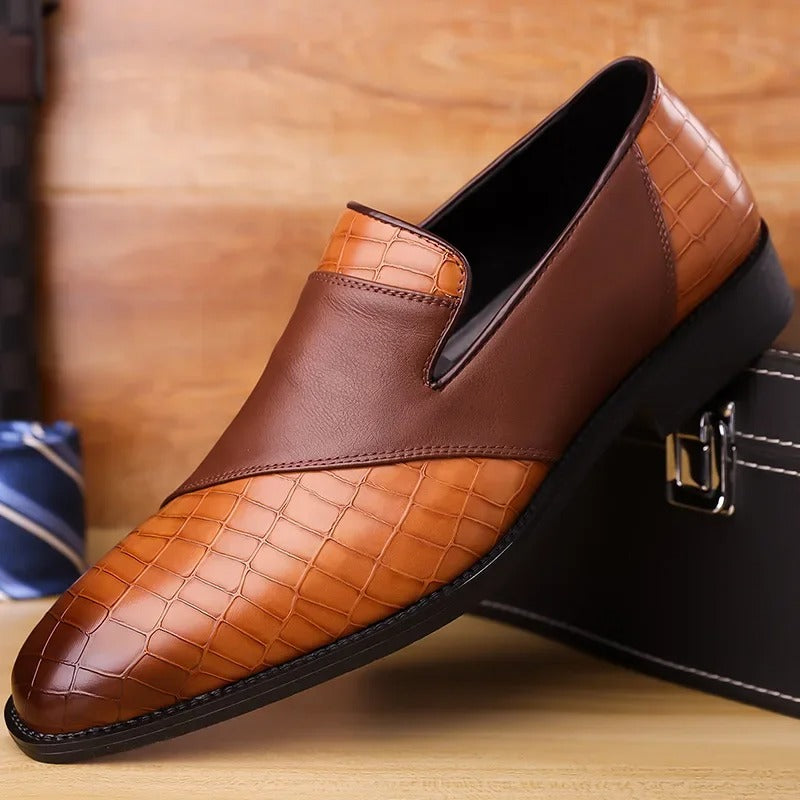 Refined Polished Leather Loafers