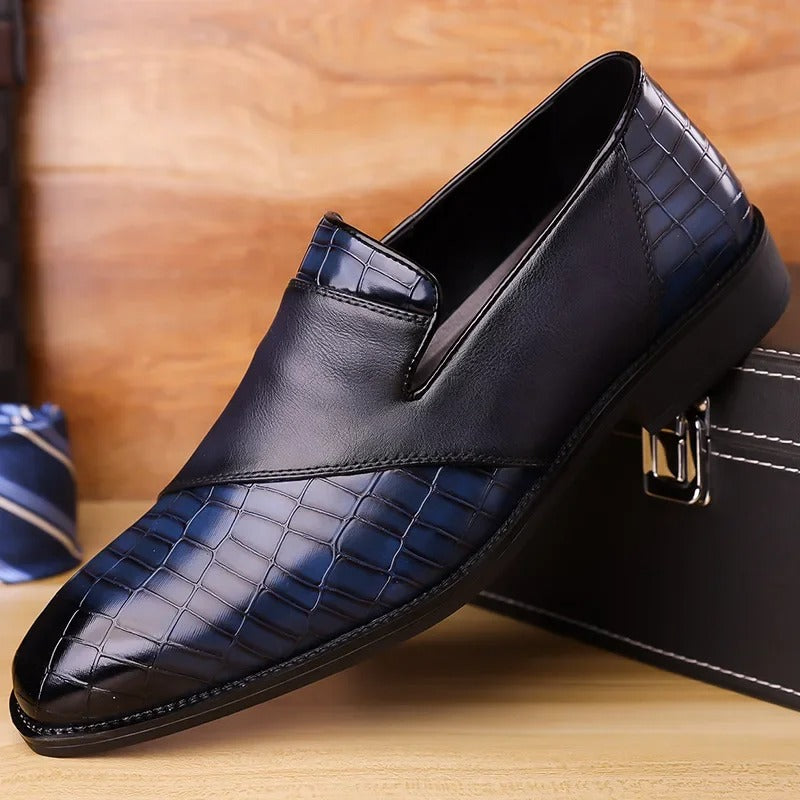 Refined Polished Leather Loafers