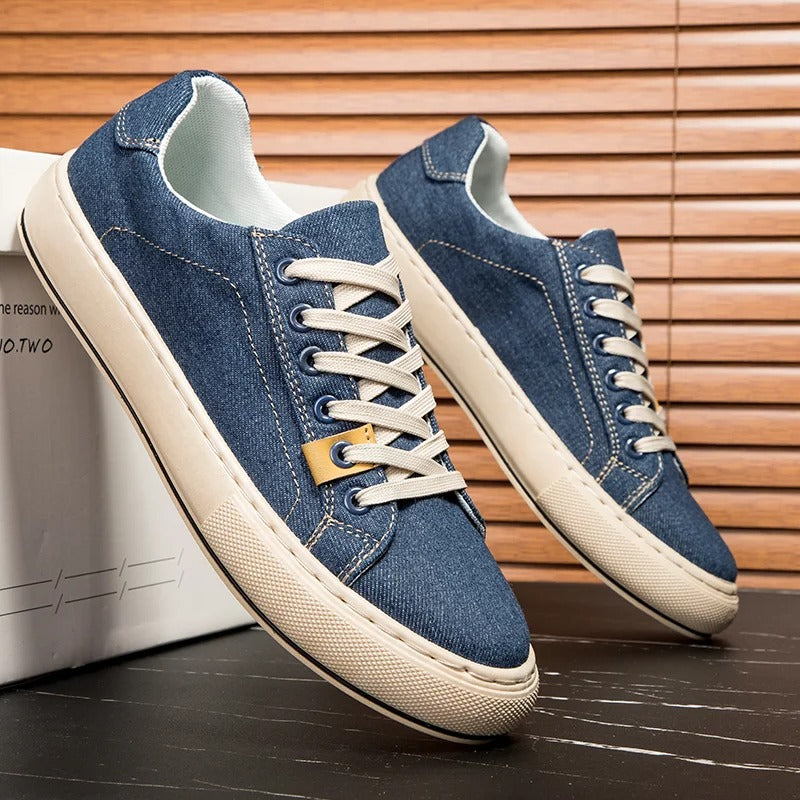 Canvas Sneakers with Slip-Resistant Tread
