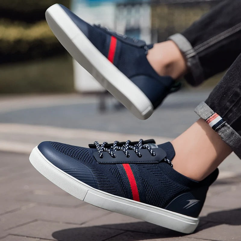 Knit Sneakers with Cushioned Sole