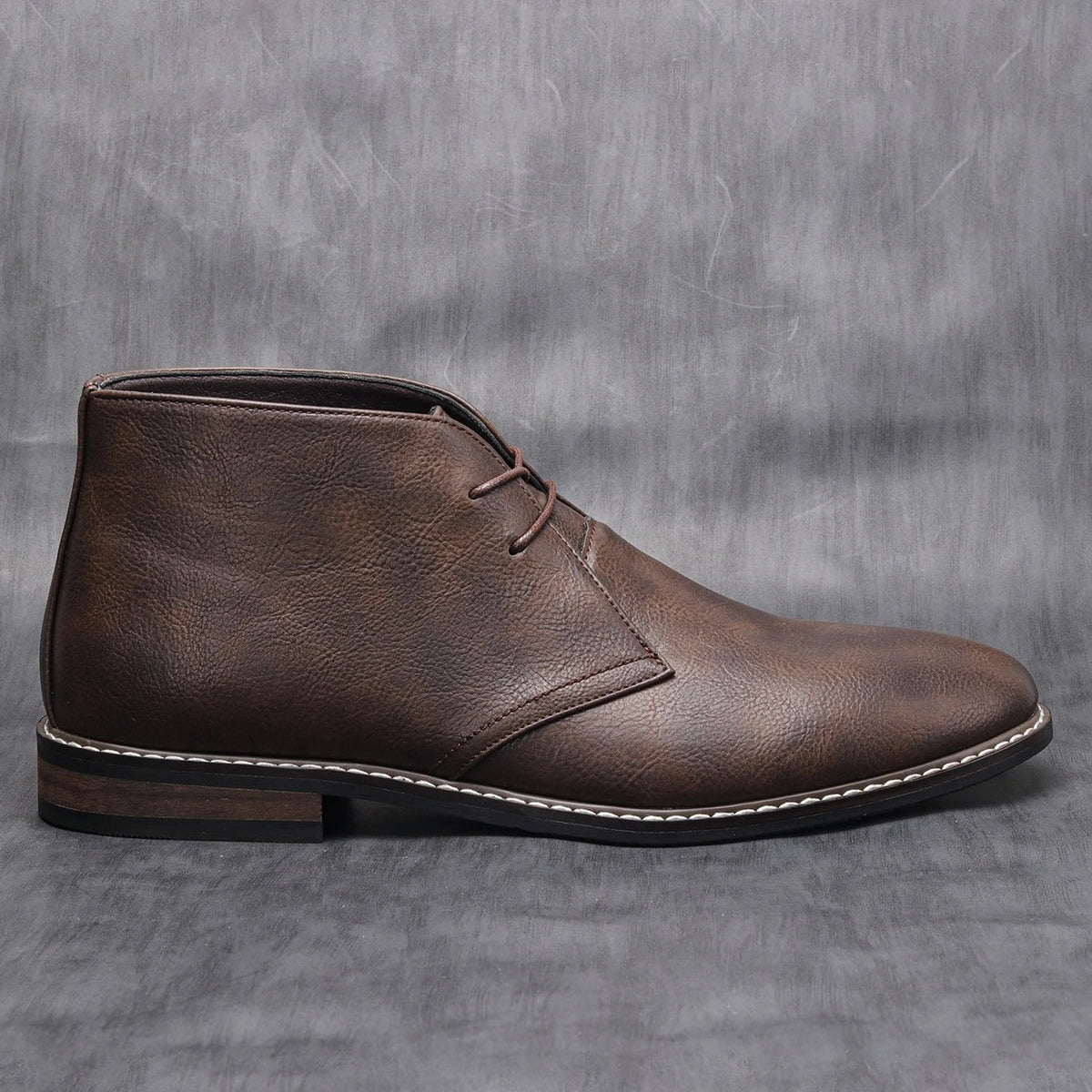 Cowhide Leather Boots with Breathable Upper