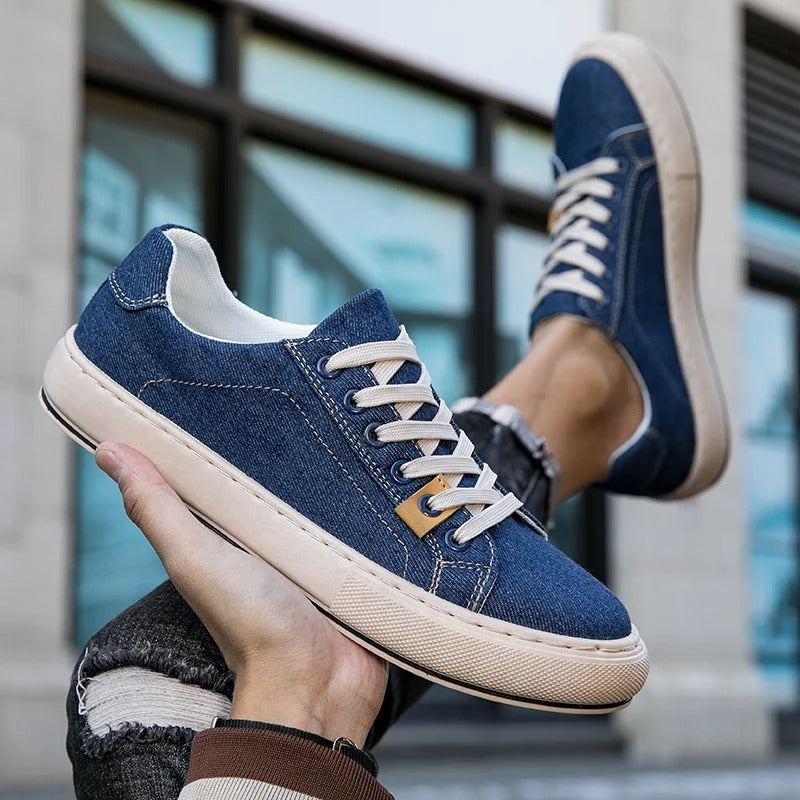 Canvas Sneakers with Slip-Resistant Tread