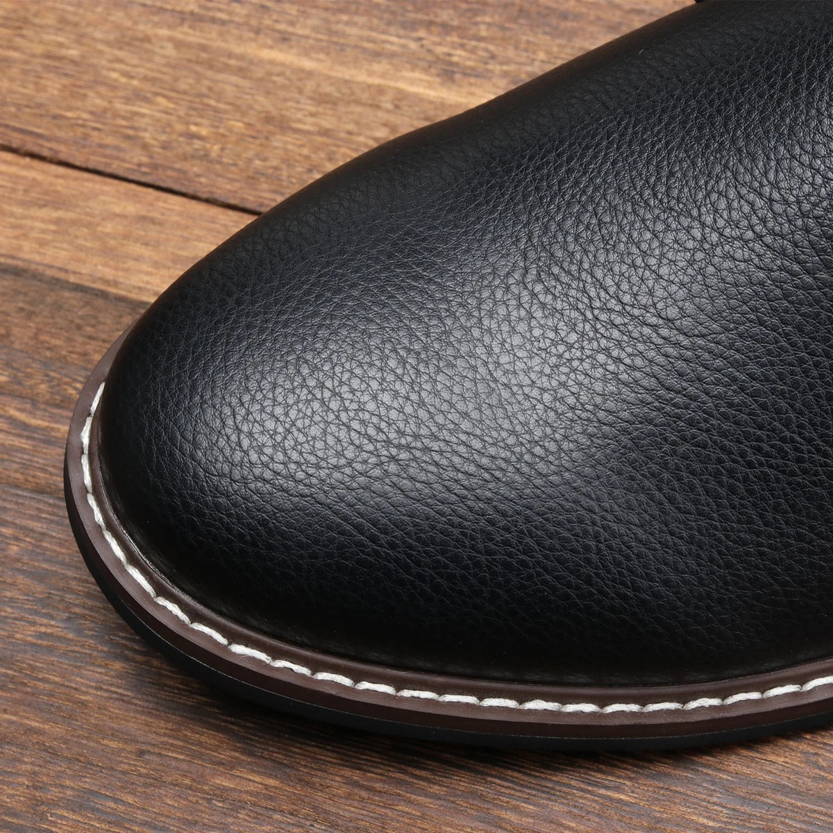 Chukka Boots with Pebbled Texture