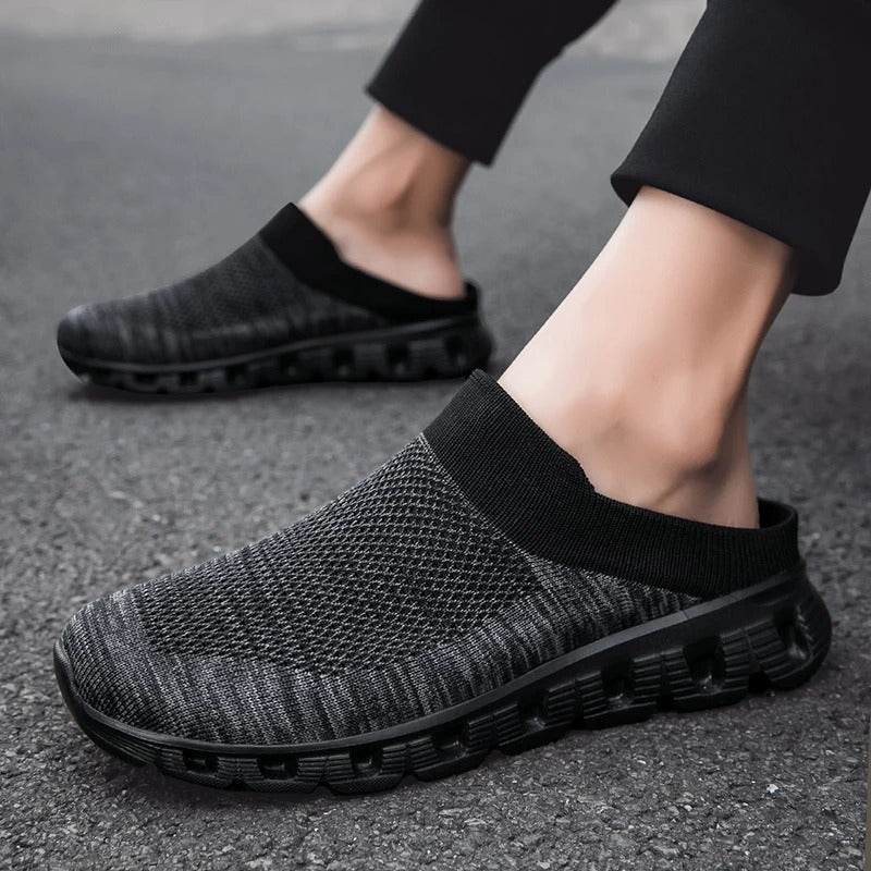 Knit Slides with Memory Foam Insole