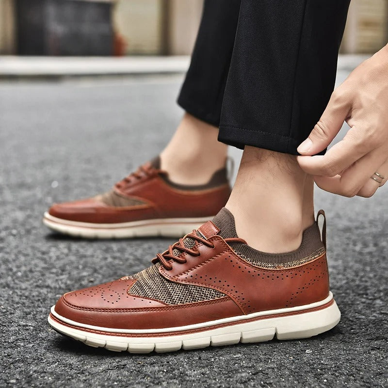 Sneakers with Shock-Absorbing Sole