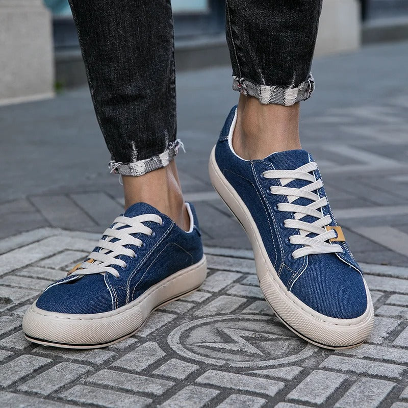 Canvas Sneakers with Slip-Resistant Tread